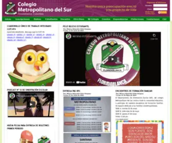 Colmetropolitano.com(Colegio Metropolitano del Sur) Screenshot