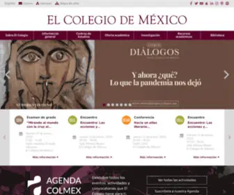 Colmex.mx(Investigaci) Screenshot