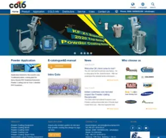 Colo-Group.com(Powder Coating Equipment) Screenshot