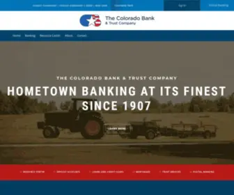 Colobank.com(The Colorado Bank & Trust Company) Screenshot