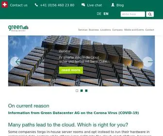 Colocation-Datacenter.com(Datacenter & Colocation in Switzerland) Screenshot