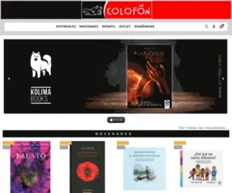 Colofonlibros.com(Colofón) Screenshot