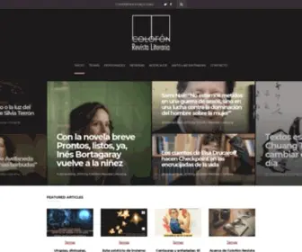 Colofonrevistaliteraria.com(Colofón) Screenshot