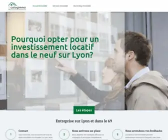 Cologimmo.com(Société immobilier Lyon) Screenshot