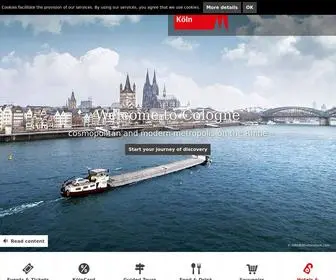 Cologne-Tourism.com(Cologne Tourism) Screenshot