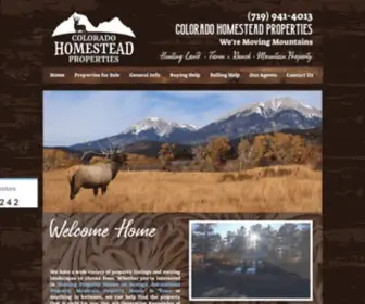 Colohomestead.com(Aguilar, Colorado) Screenshot