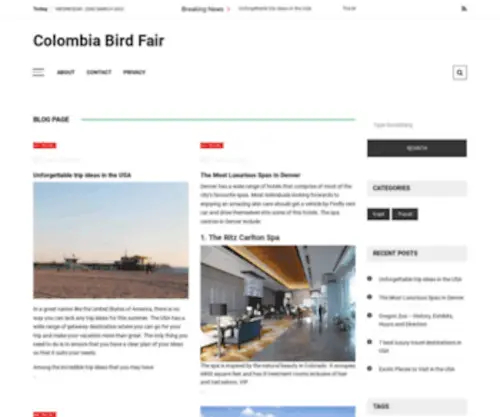Colombiabirdfair.org(Colombia Bird Fair) Screenshot