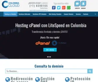 Colombiacloud.net.co(Hosting Web en Colombia con trafico ilimitado) Screenshot