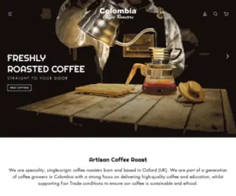 Colombiacoffeeroasters.co.uk(Colombia Coffee Roasters) Screenshot