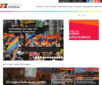 Colombiadiversa.org(Colombia Diversa) Screenshot