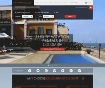Colombiaexclusive.com(Colombia Exclusive) Screenshot