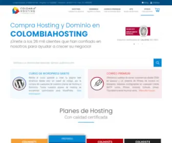 Colombiahosting.com(Colombia Hosting) Screenshot