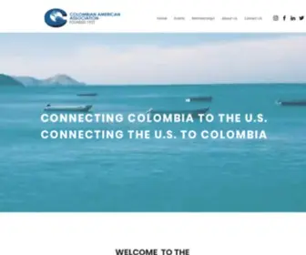 Colombianamerican.org(Colombian American Association) Screenshot