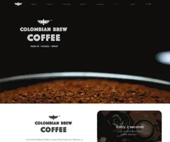 Colombianbrew.com(Colombian Brew Coffee) Screenshot