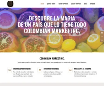 Colombianmarket.co(Colombian Market Inc) Screenshot