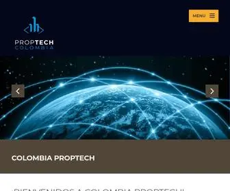 Colombiaproptech.com(Innovación y tecnología en el sector Inmobiliario y construcción INICIO) Screenshot