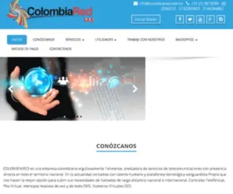 Colombiared.com.co(TELEFONIA IP COLOMBIA) Screenshot