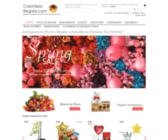 Colombiaregala.com(Entrega de Flores y Regalos en Colombia a domicilio r) Screenshot