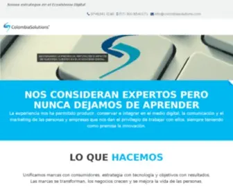 Colombiasolutions.com(Colombia Solutions) Screenshot