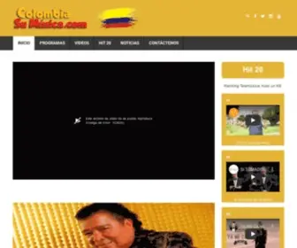 Colombiasumusica.com(Colombia) Screenshot