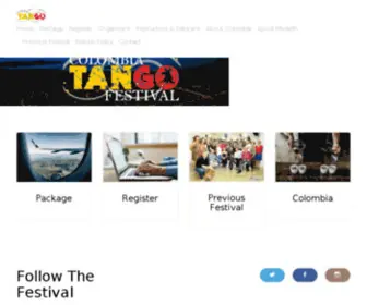 Colombiatangofestival.com(Colombiatangofestival) Screenshot