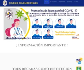 Colomboingleshuila.edu.co(Colegio) Screenshot