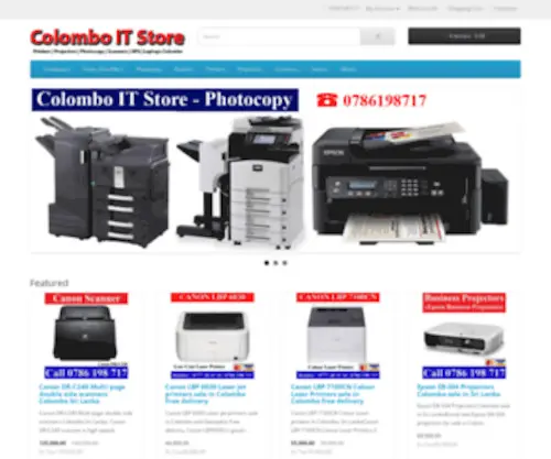 ColomboitStore.com(Colombo IT Store) Screenshot