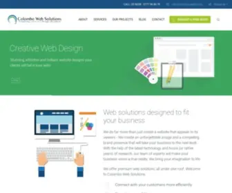 Colombowebs.com(Web Solutions provider in Colombo Sri Lanka Colombo Web Solutions) Screenshot