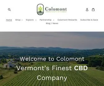 Colomont.com(Shop Vermont CBD Products) Screenshot