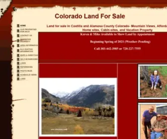 Colomtland.com(Colorado Mountain Land For Sale) Screenshot