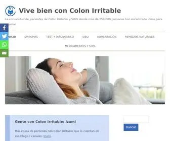 Colon-Irritable.es(Vive bien con Colon Irritable) Screenshot