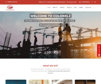 Colonelz.com(Architectural Services) Screenshot