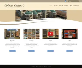 Colonia-Ostiensis.com(A Computer Graphic Reconstruction) Screenshot
