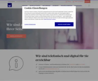 Colonia.com(Versicherungen von AXA: Wir sind für Sie da) Screenshot