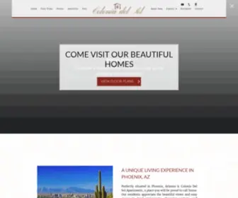 Coloniadelsol.com(Colonia Del Sol Apartments) Screenshot