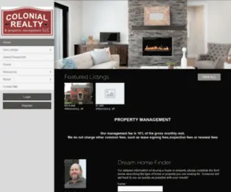 Colonial-Realty.com(Colonial Realty) Screenshot