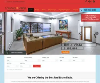 Colonial-Villas.com(Colonial Villas Real Estate and Prop Management in Granada) Screenshot