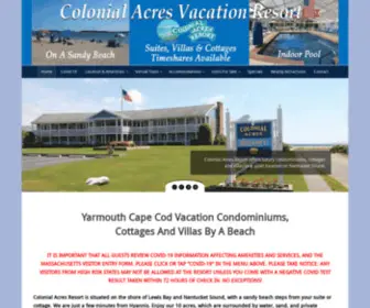 Colonialacresresort.com(Colonial Acres Resort) Screenshot