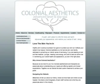 Colonialaesthetics.com(Colonial Aesthetics) Screenshot