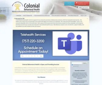 Colonialcsb.org(Colonial Behavioral Health) Screenshot