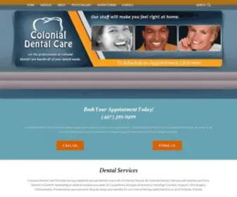 Colonialdentalcare.com(Dr Thai La of Colonial Dental Care) Screenshot