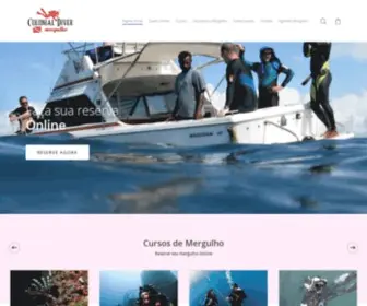 Colonialdiver.com.br(Escola de Mergulho) Screenshot