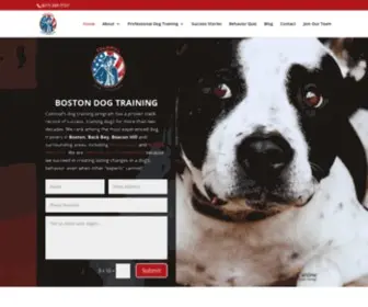 Colonialdogtraining.com(Boston Dog Training) Screenshot