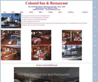 Colonialinn.com(The Colonial Inn & Restaurant) Screenshot