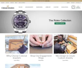 Colonialjewelers.com(Jewelry Store Frederick) Screenshot