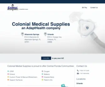 Colonialmed.com(Colonial Medical Supplies) Screenshot