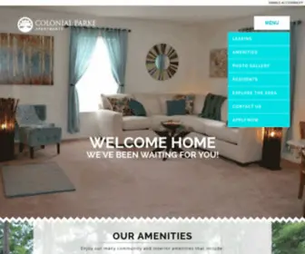 Colonialparke.com(Colonial Parke Apartments) Screenshot