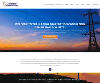 Colonialpowergroup.com(Colonial Power Group) Screenshot