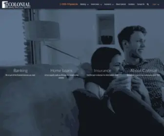 Colonialsavings.com(Home) Screenshot