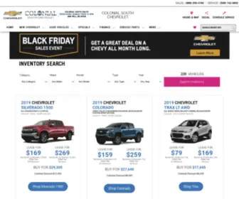 Colonialsouthchevy.com(Colonial South Chevrolet) Screenshot